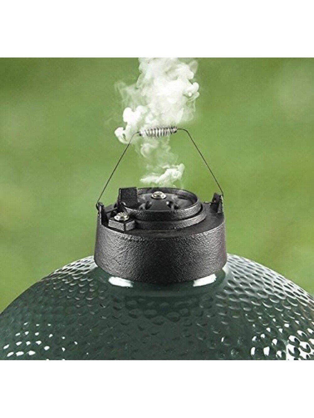 Cast Iron Chimney Cap for Big Green Egg M, L, XL Grills - Temp Control